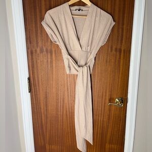 Express Cropped Pink Top